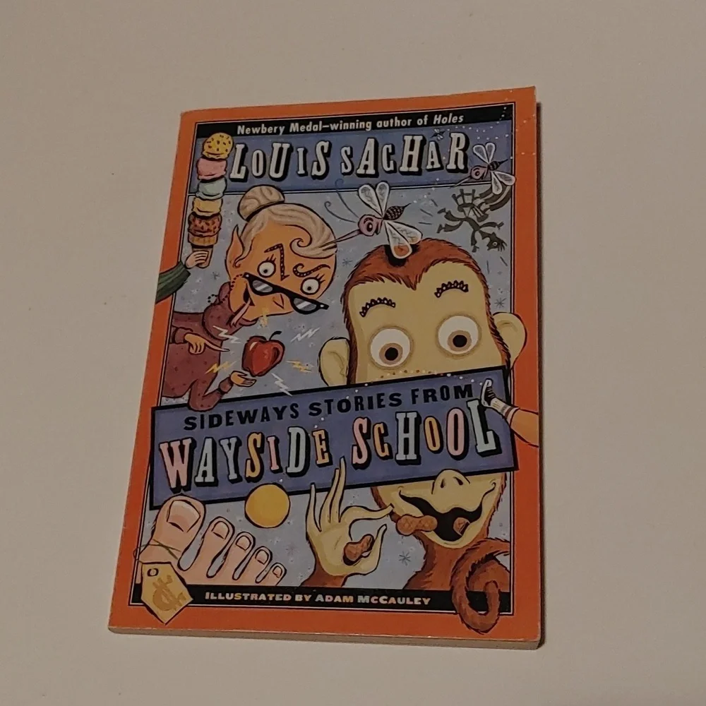 3/$13 Sideways Stories from Wayside School kids novel by Louis Sachar - Picture 2 of 4